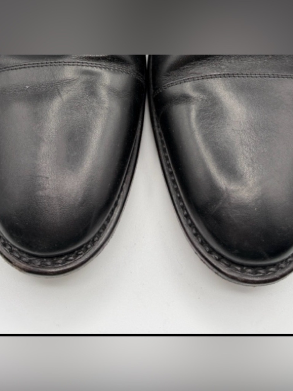 Hall Madden The Timeless Black Cap-Toe Oxford Dress Shoes Size 45.5(12.5 US) - Picture 12 of 12